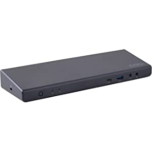 CODi A01080 USB-C Multiport Triple 4K Display Docking Station for Laptops, HDMI Display Port, USB-C - 3 x HDMI, 2 x DP - GigE