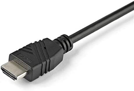 StarTech.com 2 Port HDMI KVM Switch - 4K 60Hz - Compact Dual Port UHD/Ultra HD USB Desktop KVM Switch w/Integrated 4ft Cables &amp; Audio - Bus Powered &amp; Remote Switching - MacBook ThinkPad (SV211HDUA4K)