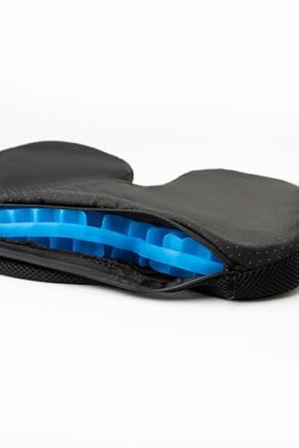 ObusForme Honeycomb Gel Cushion: Breathable, contoured support for ultimate comfort at home, office, or on-The-go. Durable cooling gel, easy-to-clean cover.
