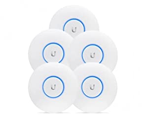 Ubiquiti Networks 2,4/5Ghz 450/1300Mbps 122m 5Pk Indoor/Outdoor, UAP-AC-PRO_5 (Indoor/Outdoor 196.7 x 35 mm)