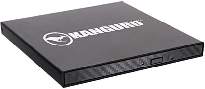 Kanguru solutions Kanguru QS Slim Portable DVD-Writer - Black - TAA Compliant - DVD-RAM/177;R/177;RW Support - 24x CD Read/24x CD Write/24x CD Rewrite - 8X DVD Read/8x DVD Write/8x DVD Rewrite - Double-Laye