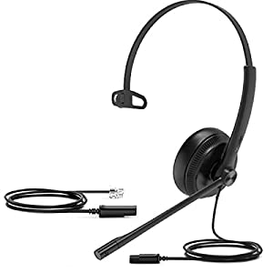 Yealink YHS34 Mono Analog Wired Headset