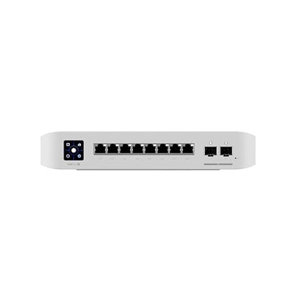 Ubiquiti Professional 8 PoE - 8 Ports - Manageable - Gigabit Ethernet, 10 Gigabit Ethernet - 10/100/1000Base-T, 10GBase-X - 3 Layer Supported - 120 W PoE Budget - Twisted Pair, Optical Fiber - PoE Ports
