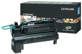 Lexmark Black Toner Cartridge for C792 X792 Return Program Print