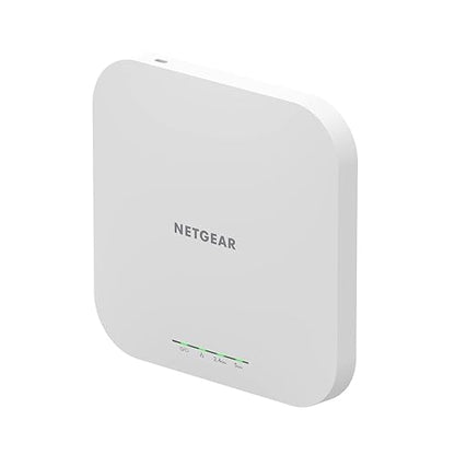 Netgear WAX610 802.11ax 1.76 Gbit/s Wireless Access Point - 2.40 GHz, 5 GHz - MIMO Technology - 1 x Network (RJ-45) - 2.5 Gigabit Ethernet - PoE Ports - Ceiling Mountable, Wall Mountable