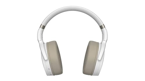 Sennheiser Consumer Audio HD 450BT Bluetooth 5.0 Wireless Headphone with Active Noise Cancellation - 30-Hour Battery Life, USB-C Fast Charging, Virtual Assistant Button, Foldable - White Original White