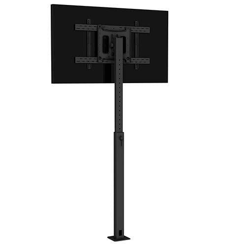 Chief Single Blot Down Monitor Mount - For Displays 42-75" - Black - 1 Display(s) Supported - 42" To 71" Screen Support - 150 Lb Load Capacity