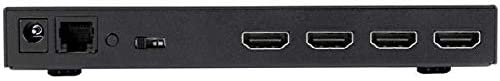 StarTech.com 4 Port HDMI Switch - 4K with Fast Switching, Auto-Sensing &amp; Serial Control – Automatic 4x1 HDMI Video Switcher Box (VS421HD4KA), Black
