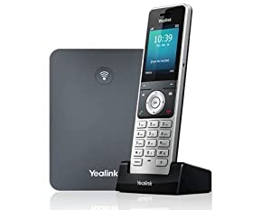 Yealink W76P VoIP SIP DECT kit Including 1 x W70B SIP DECT Base Station (AC + PoE) and 1 x W56H SIP DECT handset.