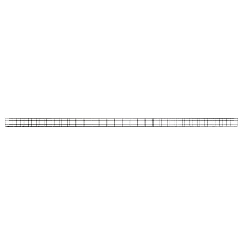 Tripp Lite Wire Mesh Cable Tray - 150 x 100 x 1500 mm (6 in. x 4 in. x 5 ft.) 2-Pack