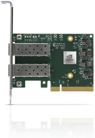 Mellanox Technologies MCX631102AS-ADAT ConnectX-6 Lx EN - Crypto Disabled with Secure Boot - Network Adapter - PCIe 4.0 x8 - Gigabit Ethernet / 10Gb Ethernet / 25Gb Ethernet SFP28 x 2