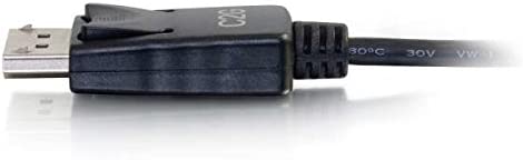 C2g/ cables to go C2G 26901 USB-C to DisplayPort Adapter Cable 4K 30Hz, Black (3 Feet, 0.91 Meters)