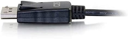 C2g/ cables to go C2G 26901 USB-C to DisplayPort Adapter Cable 4K 30Hz, Black (3 Feet, 0.91 Meters)