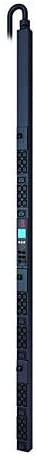 APC Rack Mount PDU, Metered 208V/30A Three-Phase PDU, (42) Outlets, 0U Vertical Rackmount (AP8865) Metered 30A Vertical