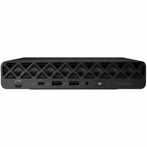 HP ProDesk 4 G1i Desktop Computer - Intel Core Ultra 7 265T - vPro Technology - 16 GB - 512 GB PCI Express NVMe SSD - Mini PC - Jack Black - Intel Q870 Chip - Windows 11 Pro - Intel DDR5 SDRAM - Wi-Fi