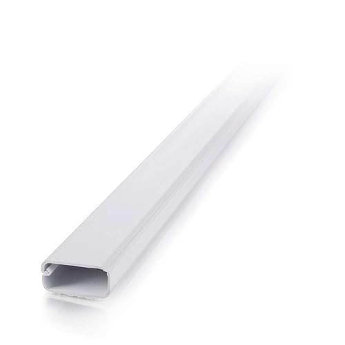 C2G 16082 Wiremold Uniduct 2900, 20 Pack, White, 8'