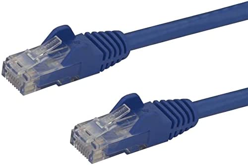 StarTech.com 4ft CAT6 Ethernet Cable - Blue CAT 6 Gigabit Ethernet Wire -650MHz 100W PoE RJ45 UTP Network/Patch Cord Snagless w/Strain Relief Fluke Tested/Wiring is UL Certified/TIA (N6PATCH4BL) Blue 4 ft / 1.22 m 1 Pack