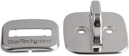 Laptop Cable Lock Anchor - Steel - Computer Security Cable Anchor - Desk Mount Security Anchor Point - Screw-On Lock Anchor