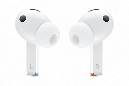 Samsung Galaxy Buds3Pro, Wireless Bluetooth Earbuds with Adaptive Noise Control, Sweat and Water Resistance, AI Translator, Hi-Fi Sound, 360 Audio – White (CAD Version & Warranty) Buds Only Buds3 Pro White