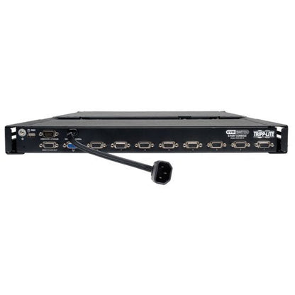 Tripp Lite NetController 8-Port Rackmount Console KVM Switch Steel with 19-Inch LCD Screen, Touchpad & Keyboard, Daisy-Chain up to 248 Devices, 1URM, 1-Year Warranty (B040-008-19) 8 Port
