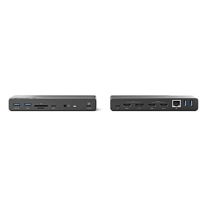 ALOGIC DV4 Quad Display 14 in 1 USB-C Docking Station w/ 85W PD, 1x DisplayPort, 3X HDMI, USB-C 3.2 Gen 1, 2X USB-A 3.2 Gen 1, 2xUSB-A 2.0, Audio Jack, Ethernet, SD Card & Micro SD Card Reader.