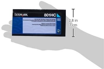 Lexmark 80C1HC0 Cyan High Yield Return Program Toner