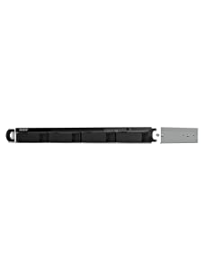 QNAP TS-464eU-8G-US 4 Bay High-Speed 1U Short Depth Rackmount NAS with Dual-2.5GbE, Intel Celeron CPU, 8GB DDR4 Memory and 2.5GbE (2.5G/1G/100M) Network Connectivity (Diskless) 4 Bay 8G RAM Standard