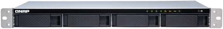 QNAP TS-431XeU-2G-US 4-Bay 1U Short-Depth Rackmount NAS with Built-in 10GbE Network 2 GB