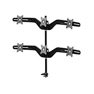 Amer mounts AMR6P - Hex Monitor Pole Mount (Grommet Base)