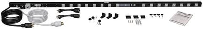 Tripp Lite Metered PDU, 20A Dual Circuit, 32 Outlets (5-15/20R), 120V, L5-20P/5-20P, 10 ft. Cord, 0U Vertical Rack-Mount Power (PDUMV40) Metered (Dual-Circuit) PDU