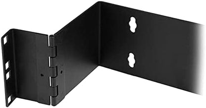 StarTech.com 2U Hinged Wall Mount Patch Panel Bracket - 6 inch Deep - 19" Patch Panel Swing Rack for Shallow Network Equipment- 22lbs (WALLMOUNTH2)