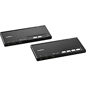 Belkin KM Switchbox - 2 Computer(s) - 1 Local User(s) - 3 x USB - Desktop, Under Table - TAA Compliant