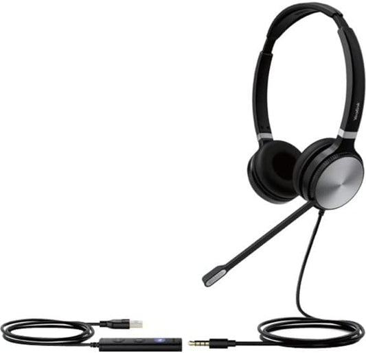 Yealink USB Wired Headset Black/Silver One Size