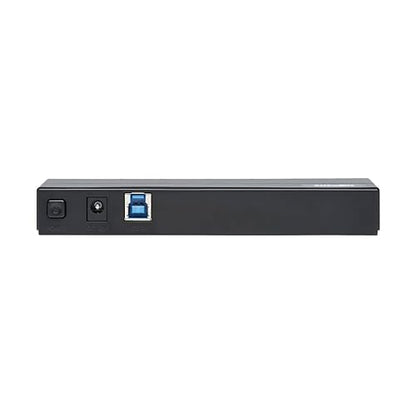 Tripp Lite 7-Port USB-A Mini Hub - USB 3.2 Gen 1, Up to 5 Gigabits per Second, Plug-and-Play No Software Needed, International Plug Adapters for UK, EU, & Australia (U360-007-INT)
