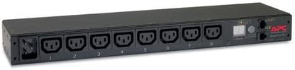 APC by Schneider Electric Rack PDU, Metered, 1U, 16A, 208/230V, (8) C13