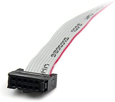 StarTech.com 1 Port 16-Inch DB9 Serial Port Bracket to 10 Pin Header - Low Profile (PLATE9M16LP)