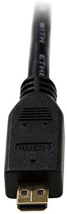 StarTech.com 6 ft High Speed HDMI Cable with Ethernet - HDMI to HDMI Micro - M/M (HDMIADMM6)