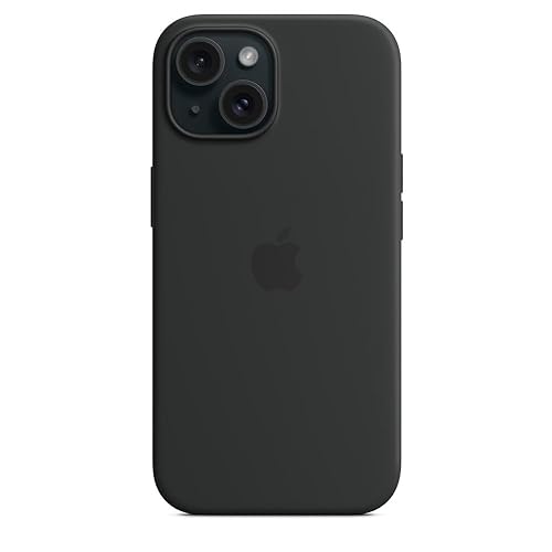 Apple iPhone 15 Silicone Case with MagSafe - Black ??????? Silicone Black