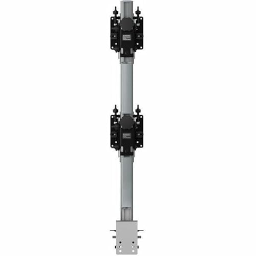 Atdec AWMS-2-BT75-H-S Heavy Duty Dual Vertical Monitor Mount with HD F-clamp