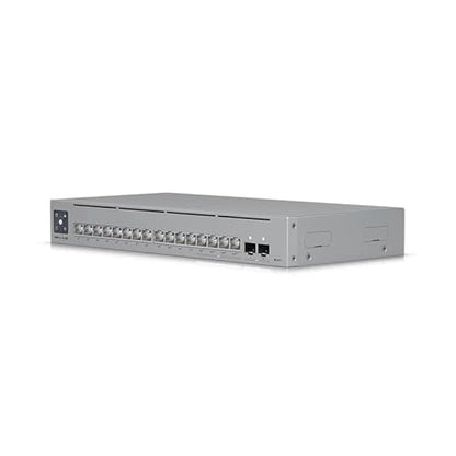Ubiquiti Pro Max Layer 3 Switch - 16 Ports - Manageable - Gigabit Ethernet, 2.5 Gigabit Ethernet - 1000Base-T, 10GBase-X, 2.5GBase-T - 3 Layer Supported - 30 W Power Consumption - 180 W PoE Budget - Twisted Pair, Optical Fiber - PoE Ports