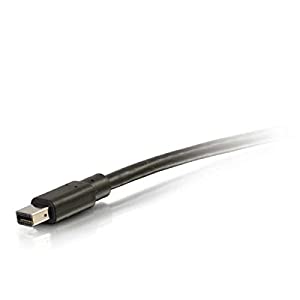 C2g/ cables to go C2G Mini Display Port to Display Port Adapter, 8K, Male to Male, Black, 10 Feet (3.04 Meters), Cables to Go 54302 Mini Male to Adapter Male 10 Feet Black