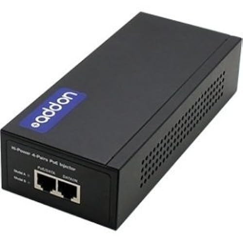 AddOn 60W POE Power Injector (IEEE802.3af/IEEE802.3at 57v 60W max,10/100Base-T and 10/100/1000Base-T)