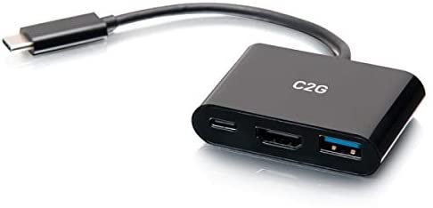 C2g/ cables to go C2G USB-C Mini Dock with HDMI, USB-A, and USB-C Power Delivery up to 60W - 4K 30Hz