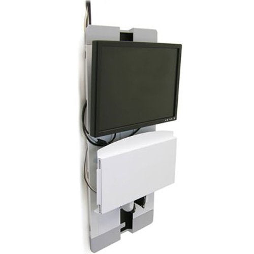 Vertical Lift, High Traffic Areas - Steel - White - Easy-to-Clean Exterior; Righ (60-593-216)