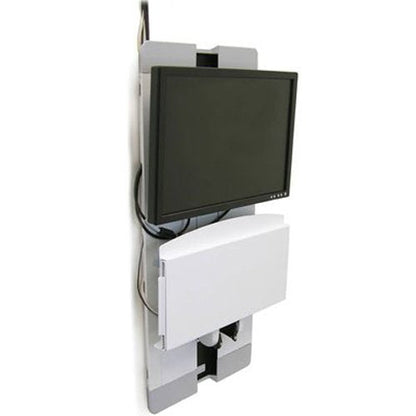 Vertical Lift, High Traffic Areas - Steel - White - Easy-to-Clean Exterior; Righ (60-593-216)