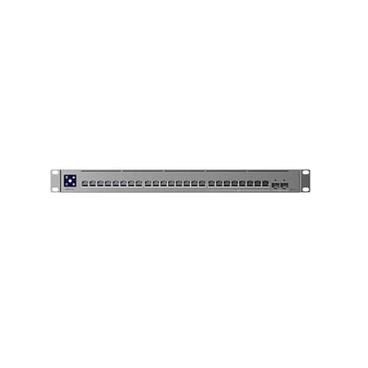 Ubiquiti Pro Max Layer 3 Switch - 24 Ports - 2.5 Gigabit Ethernet, Gigabit Ethernet, 10 Gigabit Ethernet - 2.5GBase-T, 10/100/1000Base-T, 10GBase-X - 3 Layer Supported - Modular - 50 W Power Consumption