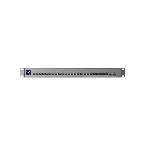 Ubiquiti Pro Max Layer 3 Switch - 24 Ports - 2.5 Gigabit Ethernet, Gigabit Ethernet, 10 Gigabit Ethernet - 2.5GBase-T, 10/100/1000Base-T, 10GBase-X - 3 Layer Supported - Modular - 50 W Power Consumption