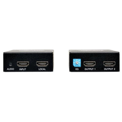 TRIPP LITE B126-2A1 HDMI Over Cat5 1 x 2 Extender Kit, 125 Feet, Black
