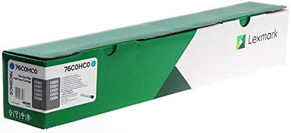 Lexmark 76C0HC0 High Yield Cyan Toner Cartridge