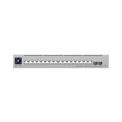 Ubiquiti Pro Max Layer 3 Switch - 16 Ports - Manageable - Gigabit Ethernet, 2.5 Gigabit Ethernet - 1000Base-T, 10GBase-X, 2.5GBase-T - 3 Layer Supported - 30 W Power Consumption - 180 W PoE Budget - Twisted Pair, Optical Fiber - PoE Ports